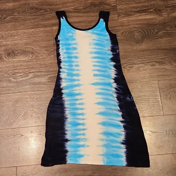 ❤️ CALVIN KLEIN TIE DYE TANK JERSEY DRESS, 8 - Picture 10 of 10